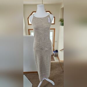 Banana Republic Beige Midi Dress